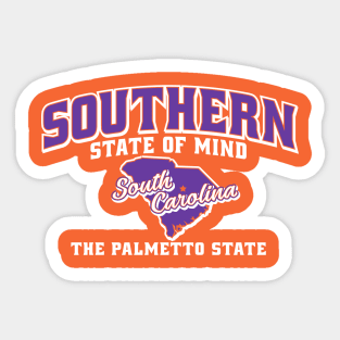 Southern State of Mind - Orange Sticker